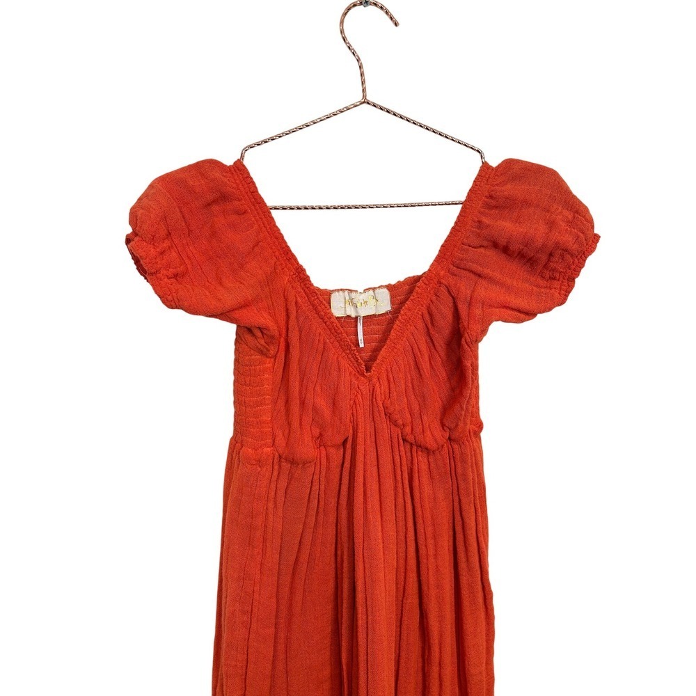 Free People Jen's Pirate Booty D'amico Cotton Beach Dress - Picture 4 of 7